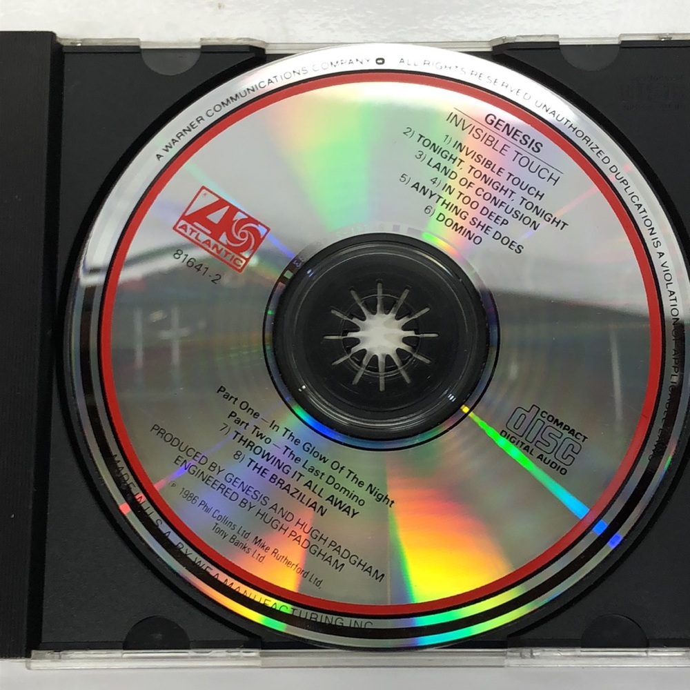 Genesis Invisible Touch CD - Picture 6 of 7
